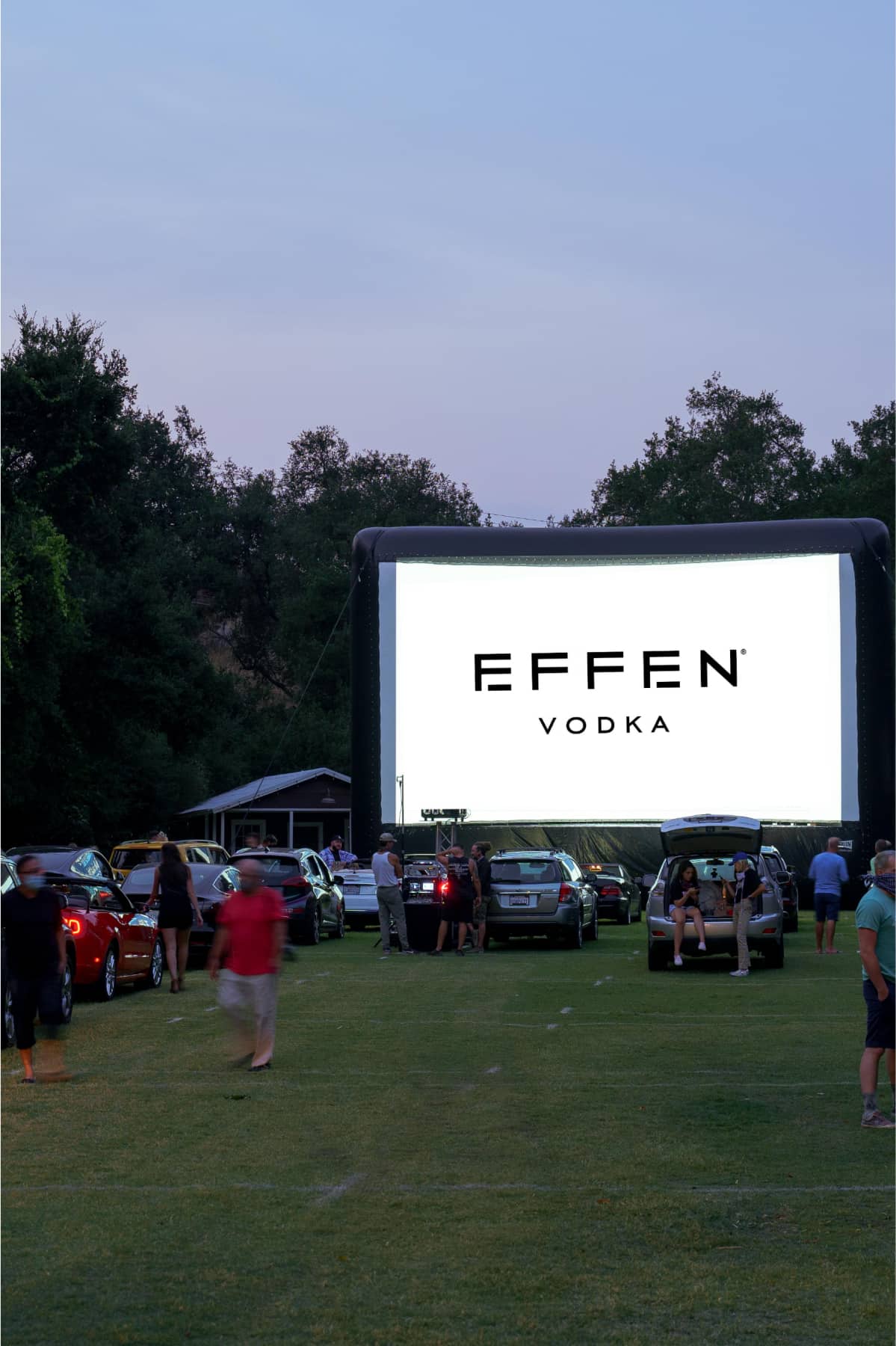 Cinema advertisement of EFFEN Vodka.